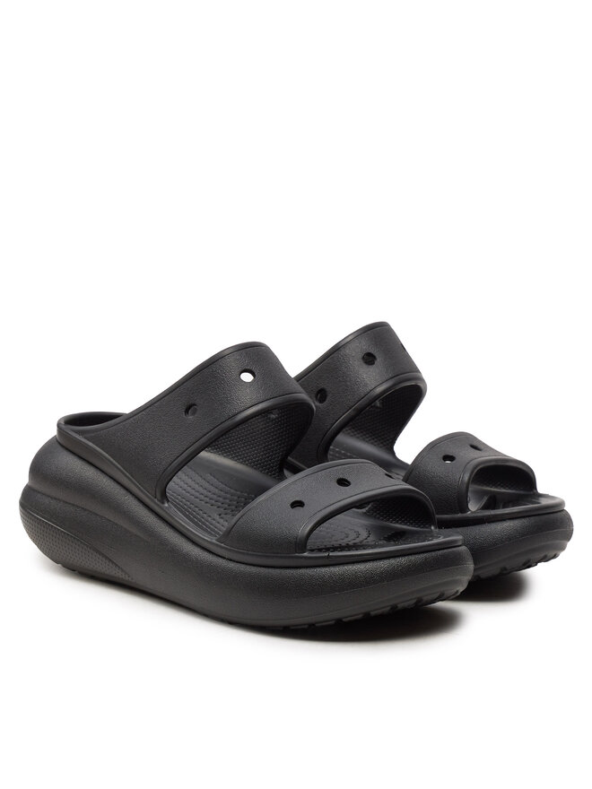Crocs Παντόφλες Crocs Classic Crush Sandal 207670 Μαύρο