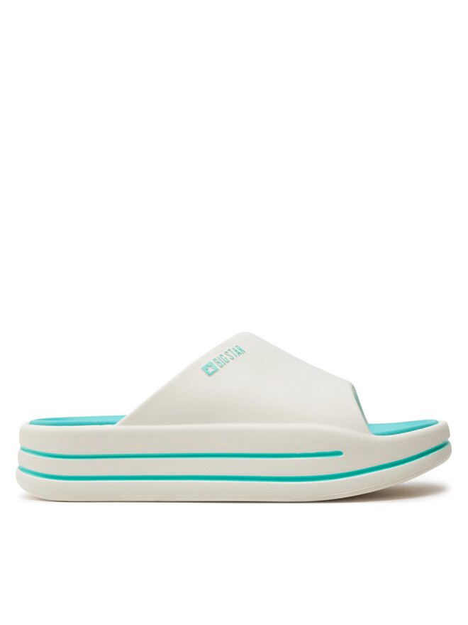 Big Star Shoes Klapki Big Star Shoes NN274A038 Biały