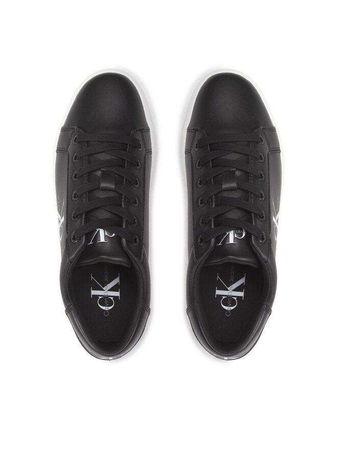 Calvin Klein Jeans Sneakers Calvin Klein Jeans Classic Cupsole Laceup Low Lth YM0YM00491 Negru