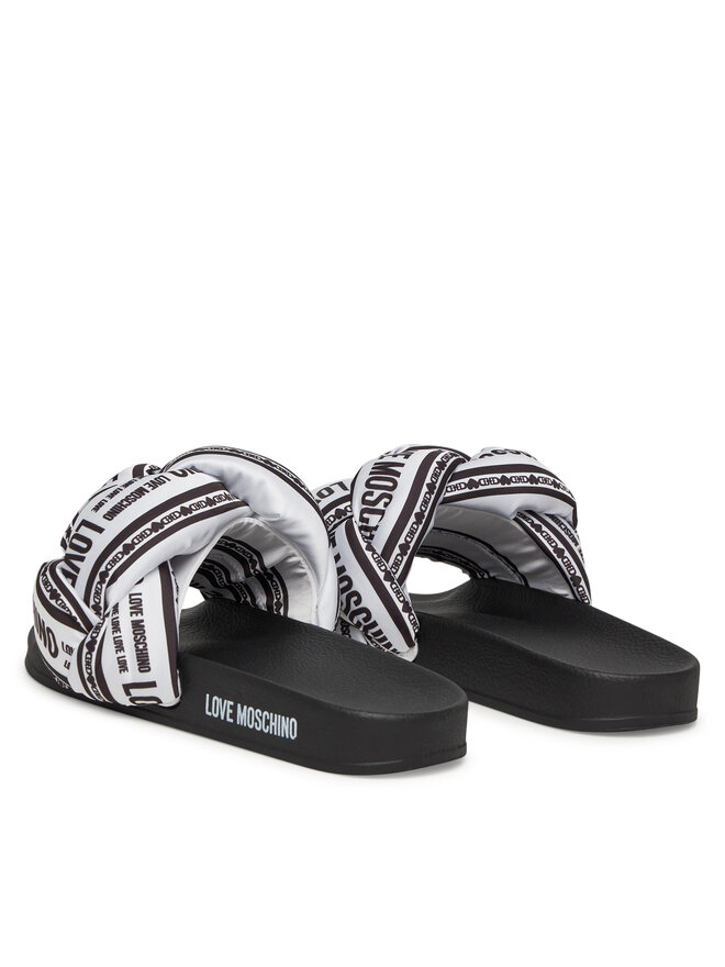 LOVE MOSCHINO Klapki LOVE MOSCHINO JA28312G0MIW310A Biały