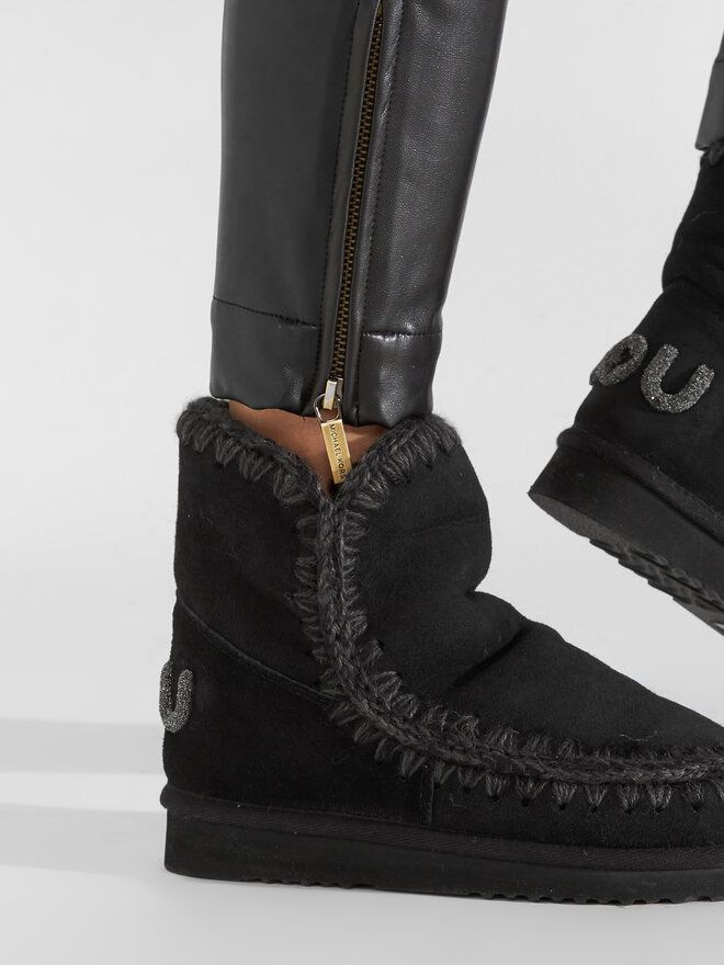 Mou Cizme de zăpadă Mou Eskimo 18 Glitter Logo MU.FW101050A Negru