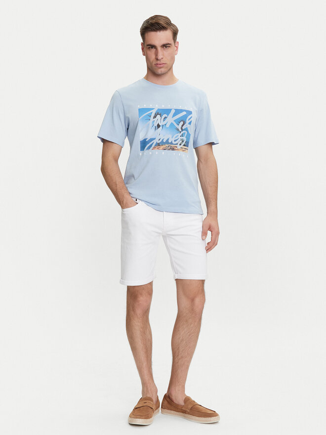 Jack&Jones Jack&Jones Camiseta Colton 12268438 Celeste Standard Fit