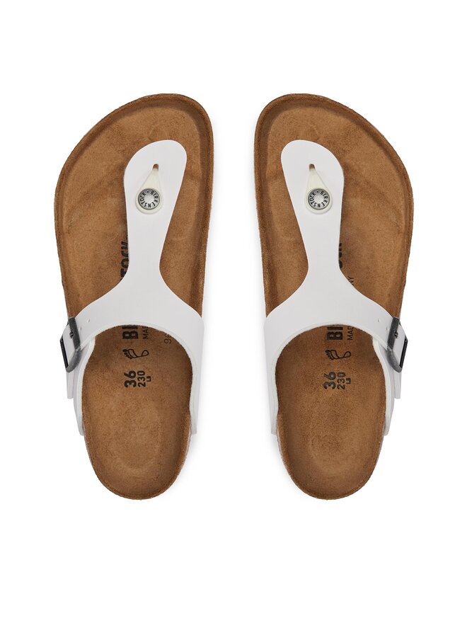 Birkenstock В'єтнамки Birkenstock Gizeh 745531 Білий