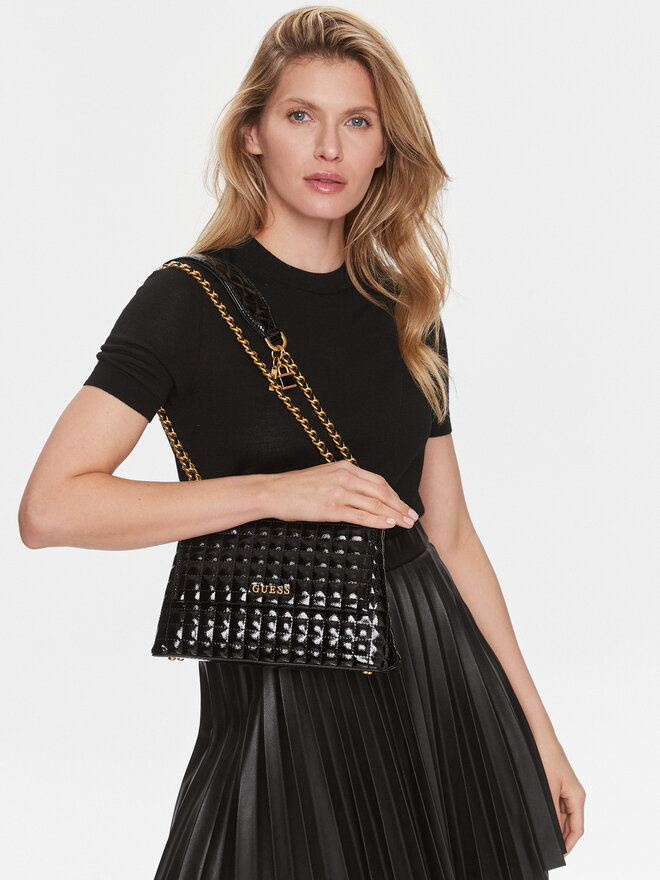 Guess Дамска чанта Guess Cilian HWQP91 87210 Черен