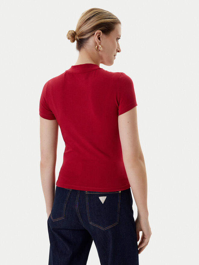 Guess Guess Футболка W4BI26 J1314 Бордовий Regular Fit