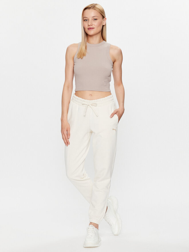 Guess Guess Marškinėliai Edie V3GP19 K8RT2 Smėlio Slim Fit