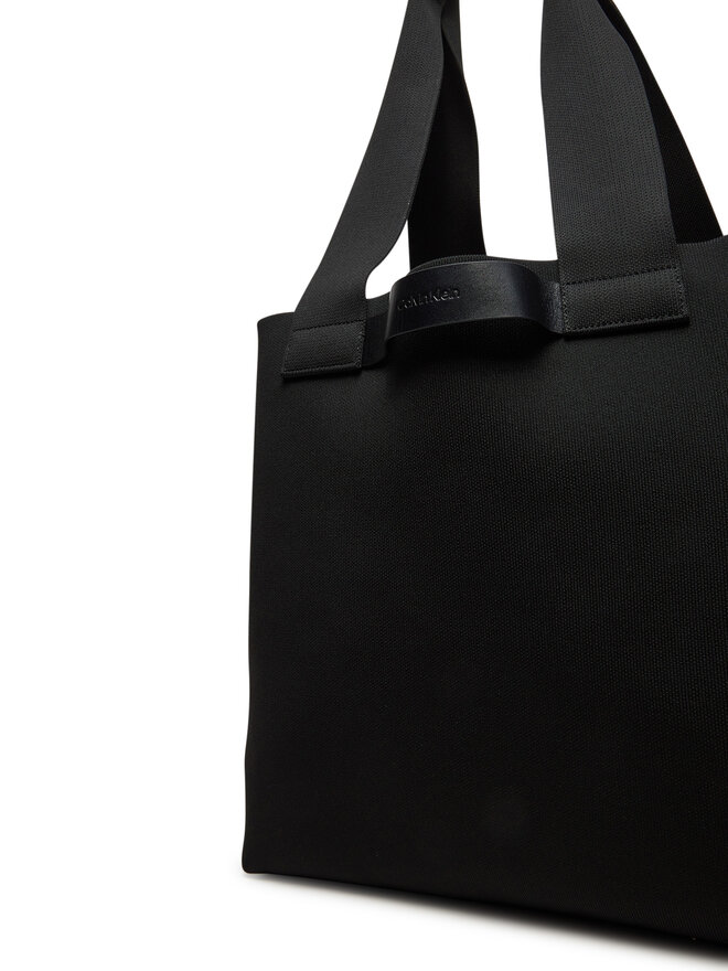 Calvin Klein Σάκος Calvin Klein Ck Ease E/W Tote Knit K50K512892 Μαύρο