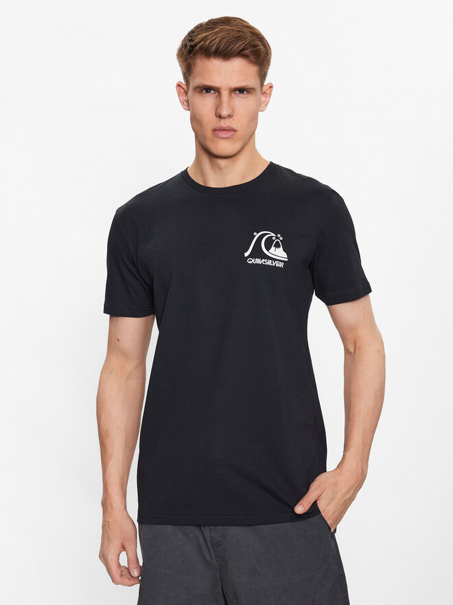 Quiksilver Quiksilver Marškinėliai The Original EQYZT07239 Juoda Regular Fit