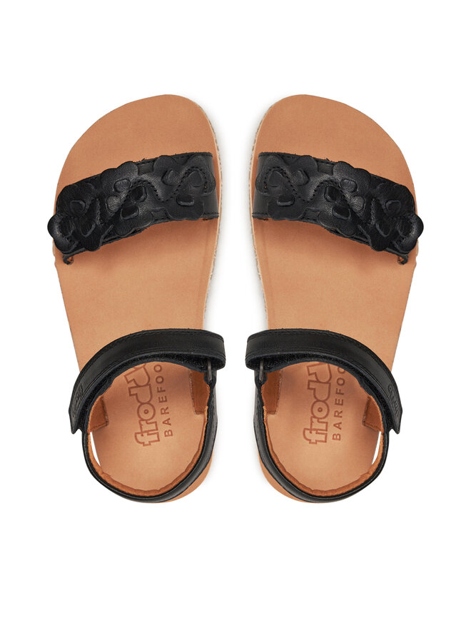 Froddo Босоніжки Froddo Barefoot Flexy Flowers G3150265-4 S Чорний