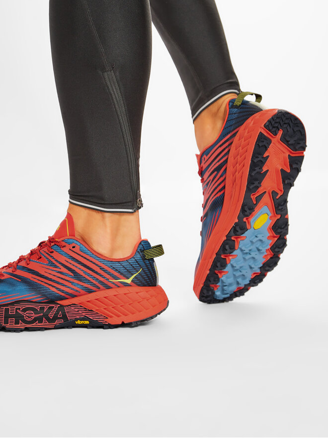Hoka Παπούτσια για Τρέξιμο Hoka M Speedgoat 4 Wide 1106528 Κόκκινο