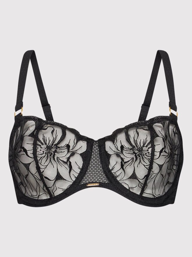 Chantelle Chantelle Balconette melltartó Fleurs C12M50 Fekete