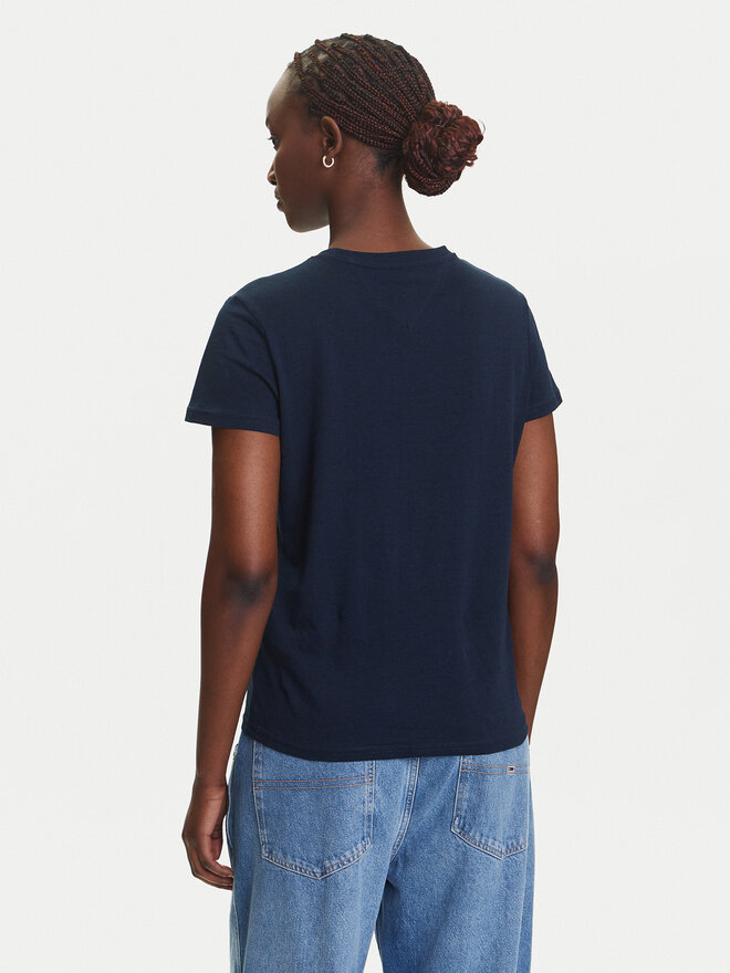 Tommy Jeans Tommy Jeans Póló Essential DW0DW21404 Sötétkék Regular Fit