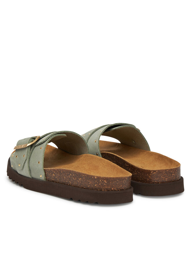 Scholl Klapki Scholl Joyce F32243 Zielony
