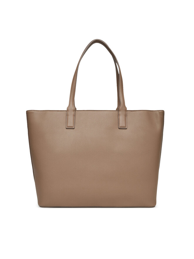 Tommy Hilfiger Kabelka Tommy Hilfiger Th Logotape Tote AW0AW17449 Béžová