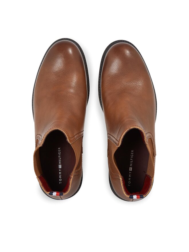 Tommy Hilfiger Челсі Tommy Hilfiger Comfort Cleated Termo Lth Chel FM0FM04650 Коричневий