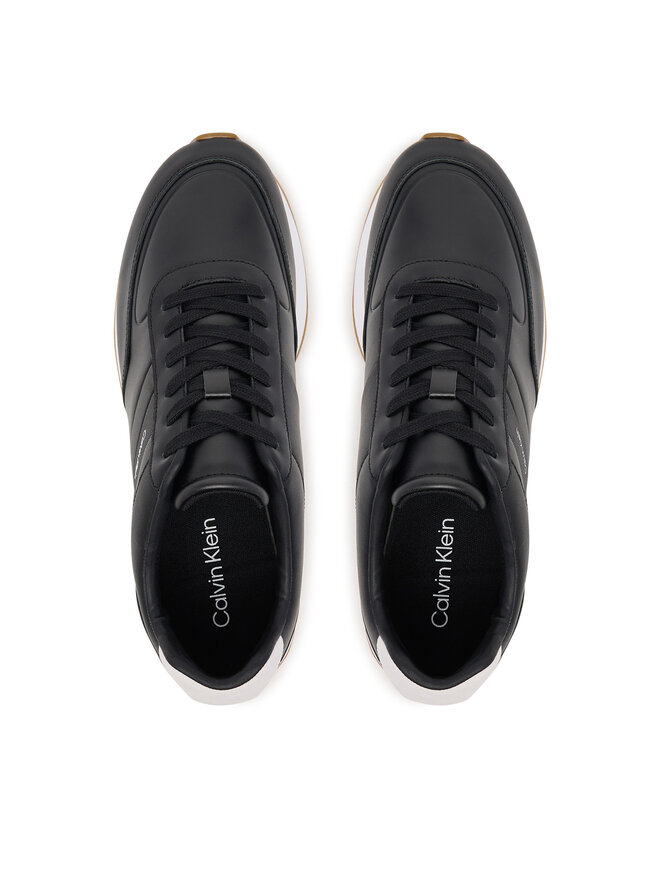 Calvin Klein Sneakers Calvin Klein Retro Runner Lth Tape YM0YM01381 Schwarz