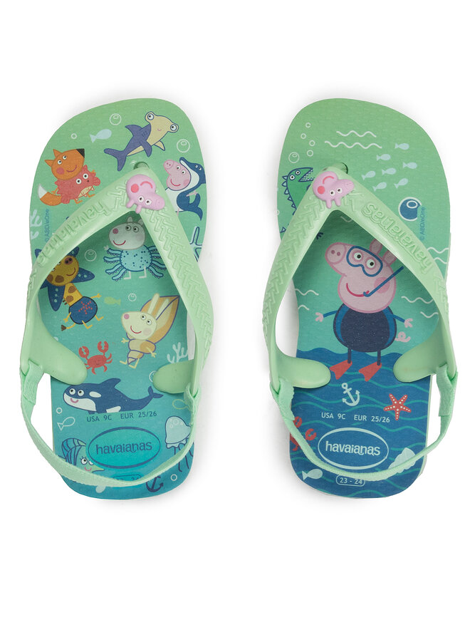 Havaianas Sandały Havaianas Peppa Pig 41459806617 Zielony
