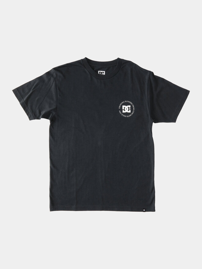 DC DC Marškinėliai Concrete Tees ADYZT05305 Juoda Regular Fit