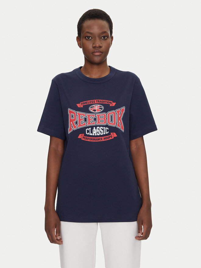 Reebok Reebok T-Shirt 100220202 Dunkelblau Relaxed Fit