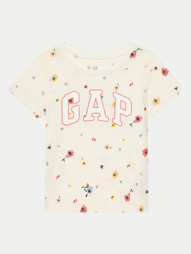 Gap Gap Marškinėliai 744725-00 Smėlio Regular Fit
