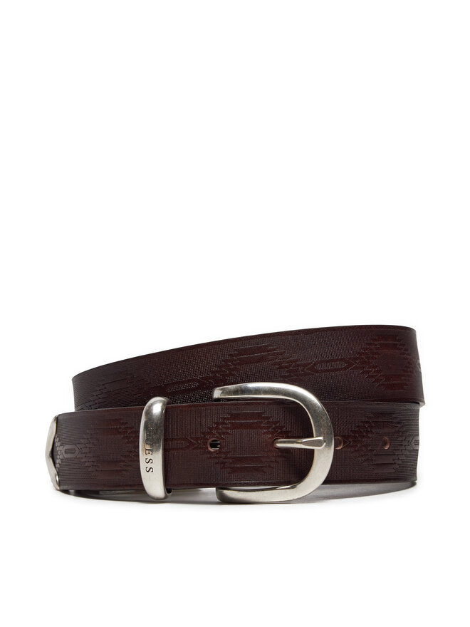 Guess Чоловічий ремінь Guess M4BZ32 L0VH0 Коричневий
