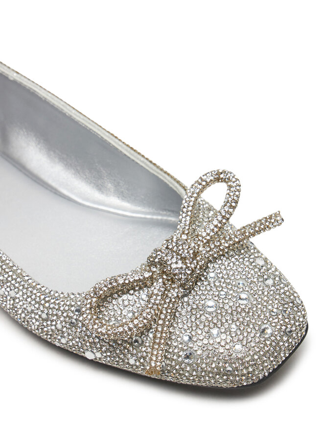 Steve Madden Baleriny Steve Madden Nilsa-R SM11003518 Srebrny