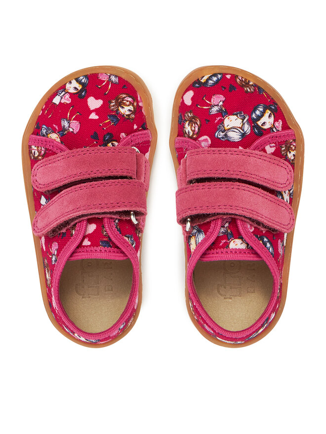 Froddo Bačkory Froddo Barefoot Canvas G1700379-32 M Růžová