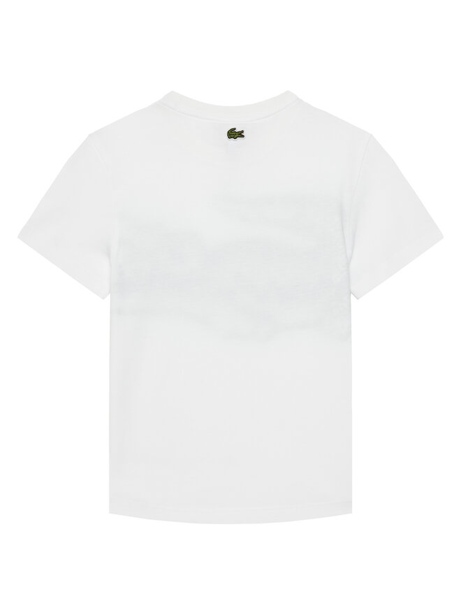 Lacoste Lacoste Marškinėliai TJ8460 Balta Regular Fit