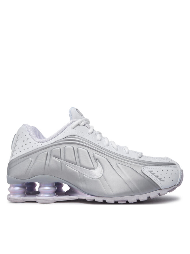 Nike Sneakersy Nike Shox R4 HF5076 100 Srebrny