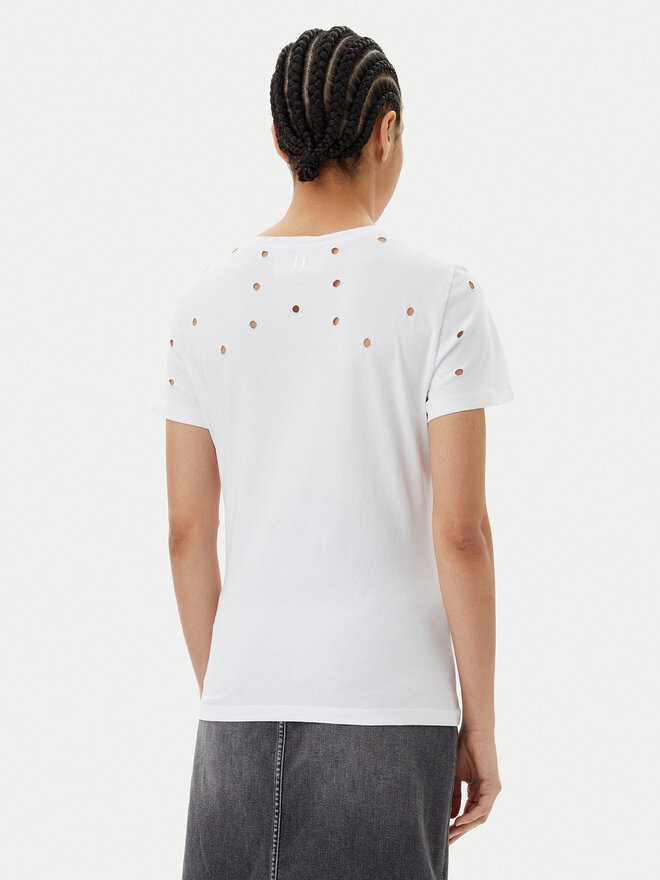 Silvian Heach Silvian Heach T-Shirt GPP25070TS Λευκό Regular Fit