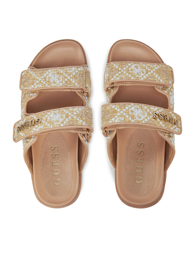 Guess Klapki Guess FLJFZZ FAB19 Beżowy