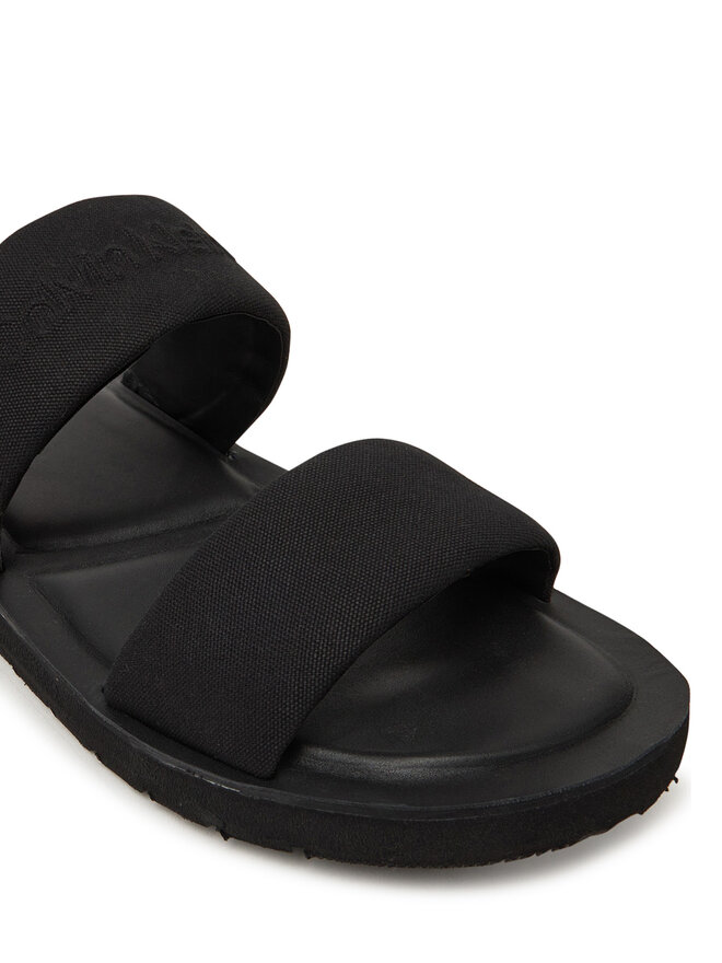 Calvin Klein Şlapi Calvin Klein Double Strap Cv Logo HM0HM01801 Negru
