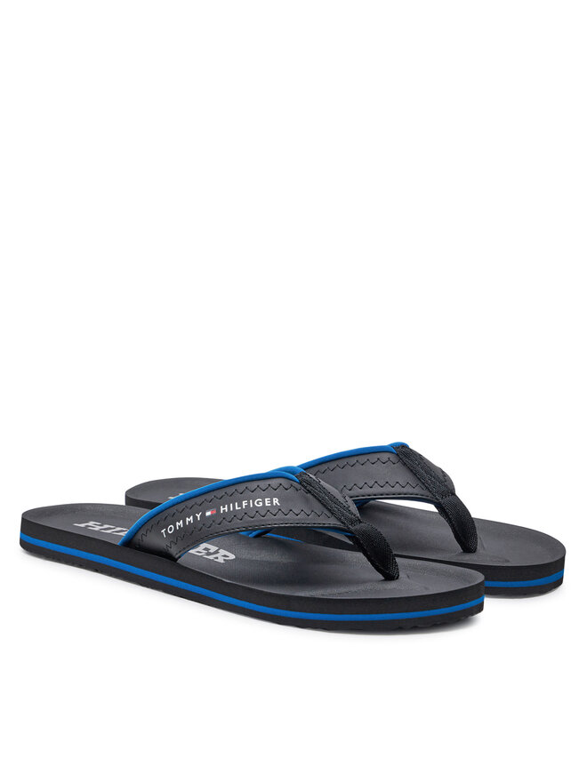 Tommy Hilfiger Čības uz pirksta Tommy Hilfiger Comfort FM0FM05235 Melns