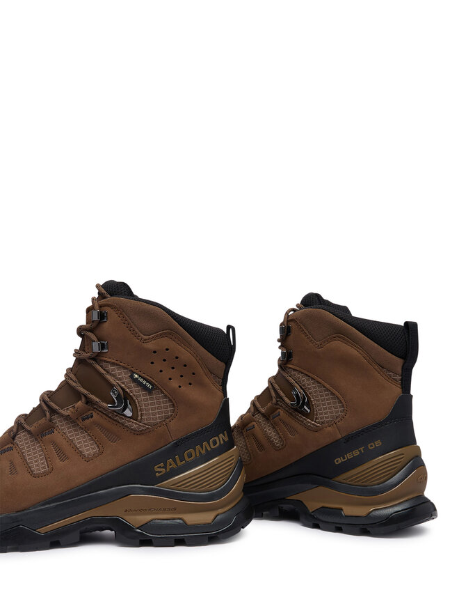 Salomon Trekkingschuhe Salomon Quest 5 Gtx M GORE-TEX L49138500 Braun