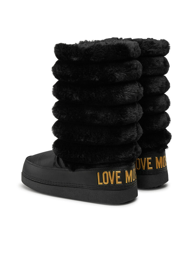 LOVE MOSCHINO Μπότες Χιονιού LOVE MOSCHINO JA24312G0LISH000 Μαύρο