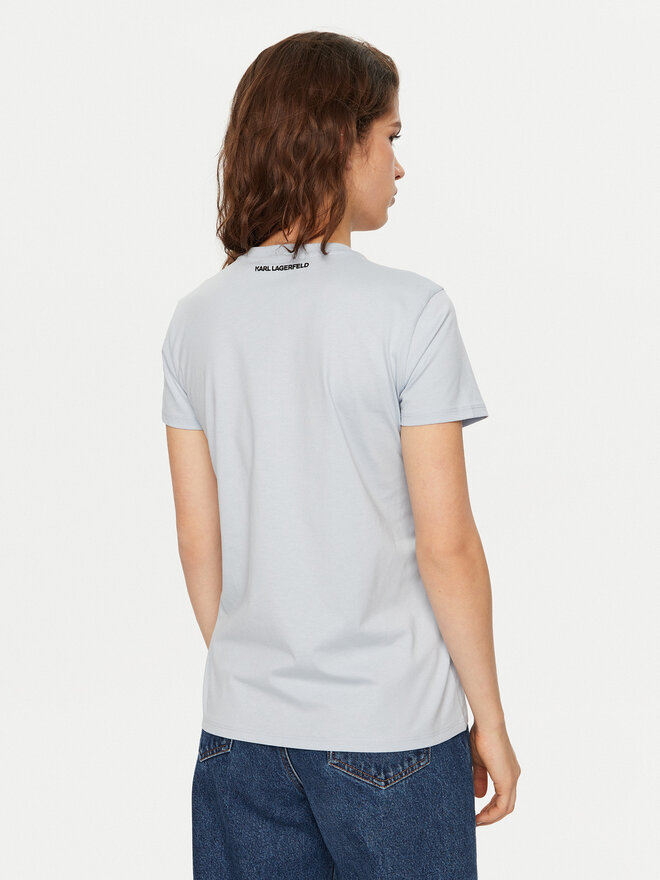 KARL LAGERFELD KARL LAGERFELD Camiseta A1W17117 Azul Regular Fit