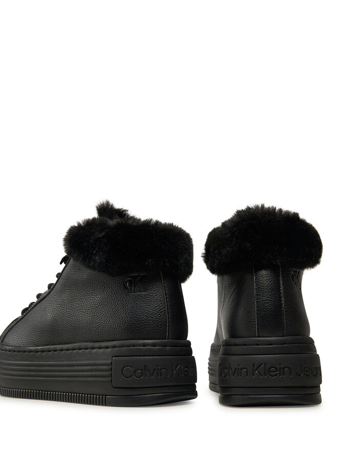 Calvin Klein Jeans Μποτάκια Calvin Klein Jeans Bold Platf Low Laceup Mg YW0YW01590 Μαύρο
