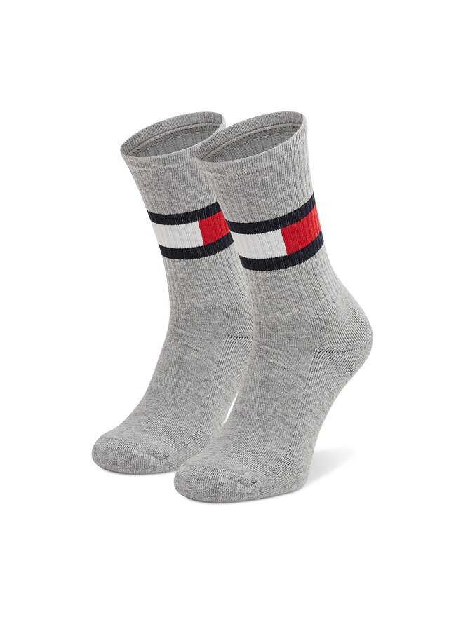 Tommy Hilfiger Σετ 2 ζευγάρια ψηλές κάλτσες unisex Tommy Hilfiger 394020001 Μαύρο