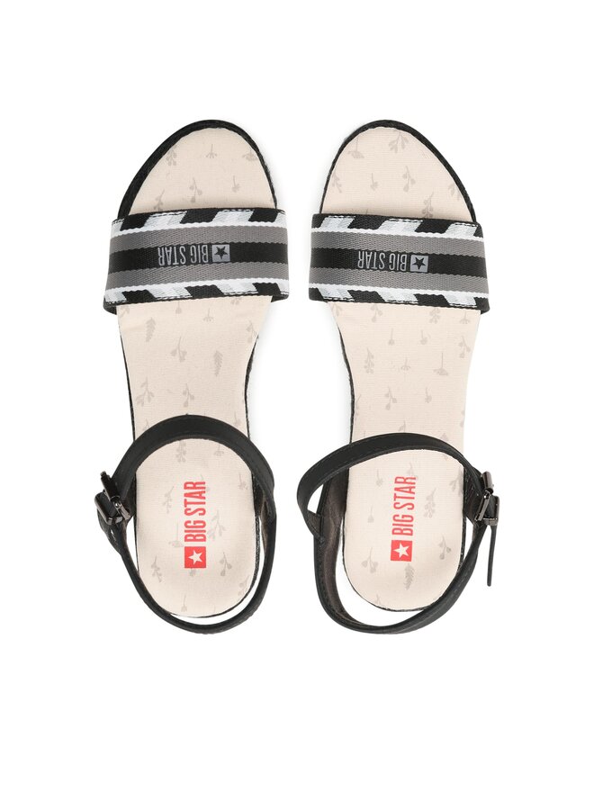 Big Star Shoes Sandały Big Star Shoes LL274877 Czarny