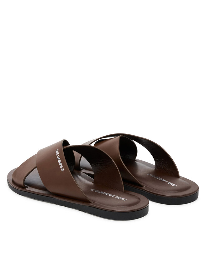 KARL LAGERFELD Natikači KARL LAGERFELD Kastor III KL70214 Rjava