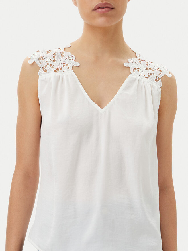 Morgan Morgan Top 251-OJOIE Blanco Regular Fit