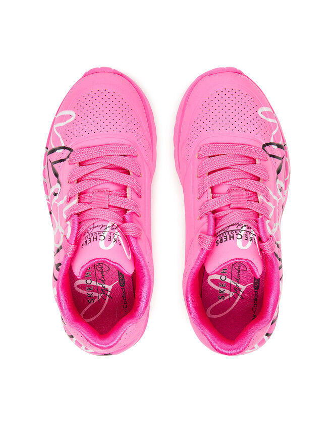 Skechers Αθλητικά Skechers Uno Lite-Metallic Love 314067L/HPMT Ροζ