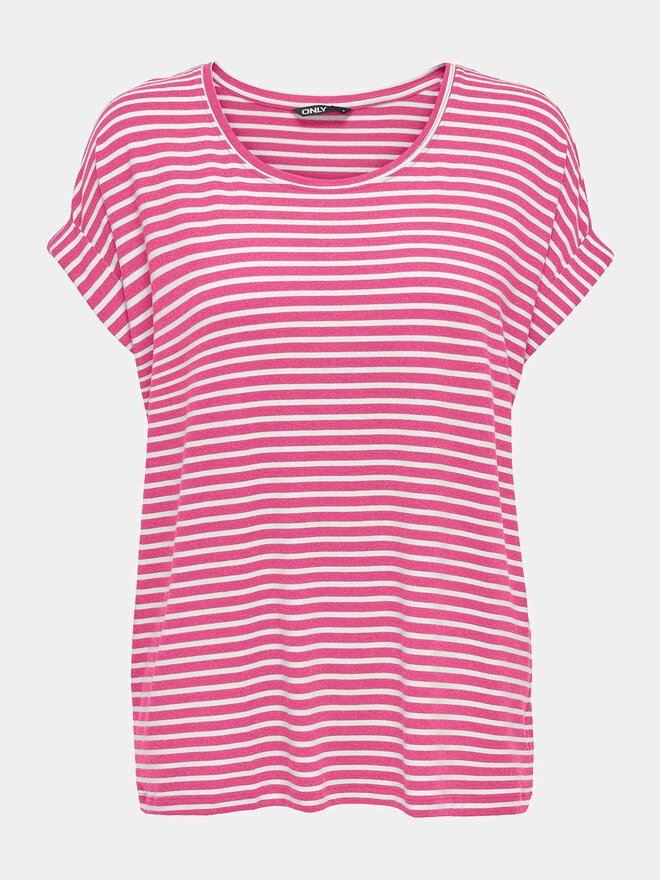 ONLY ONLY Camiseta Moster 15206243 Rosa Regular Fit