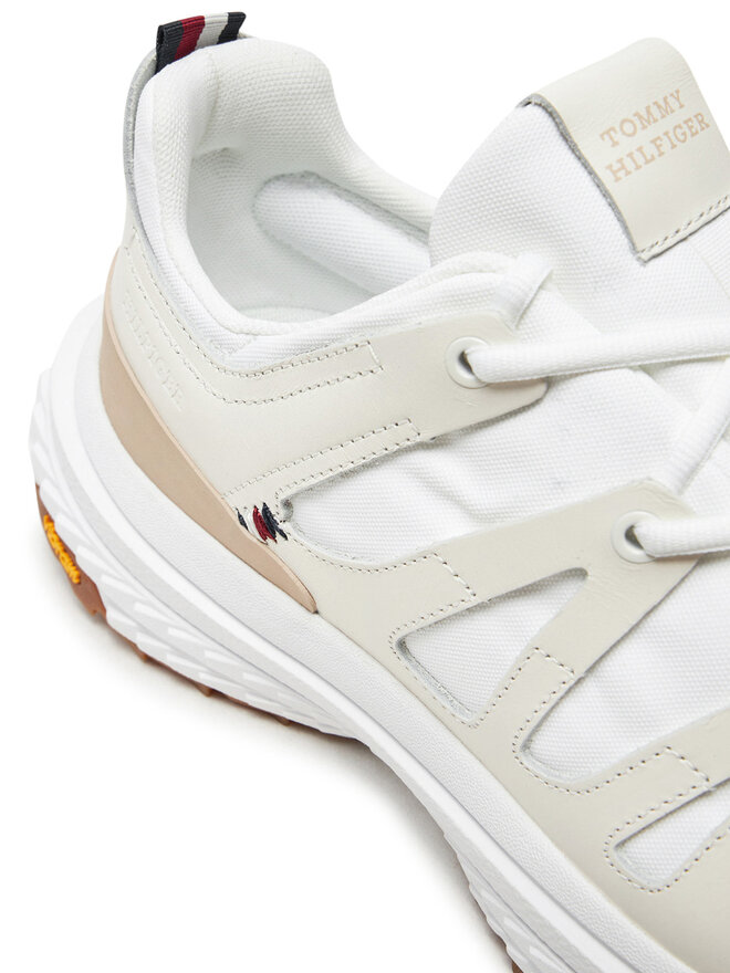 Tommy Hilfiger Sneakers Tommy Hilfiger Tech Runner Craft Vibram FM0FM05133 Écru