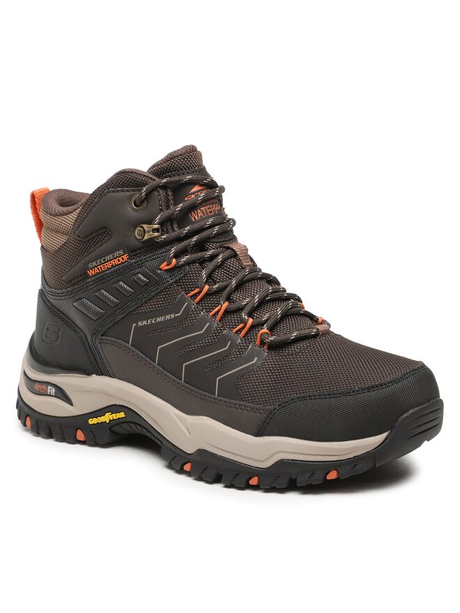 Skechers Trapery Skechers Arch Fit Dawson Raveno 204634/BRN Brązowy