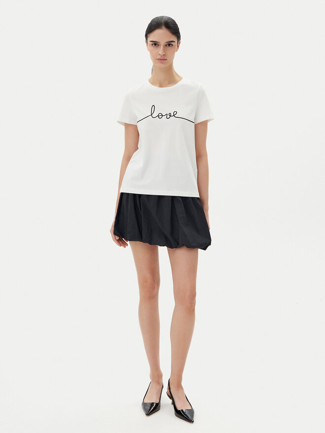 Vero Moda Vero Moda T-Shirt Kami 10332587 Weiß Relaxed Fit