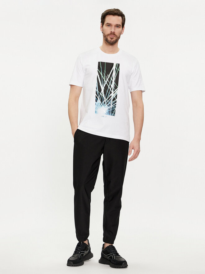 BOSS BOSS Camiseta 50514647 Blanco Regular Fit