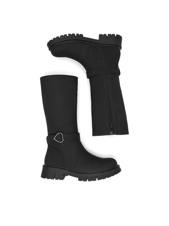 DeeZee Čizme ispod koljena DeeZee CS5907-18 Crna