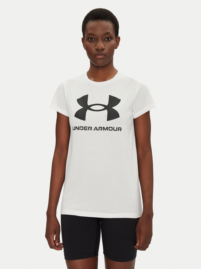 Under Armour Under Armour Camiseta Rival Logo SS 1356305 Blanco Regular Fit