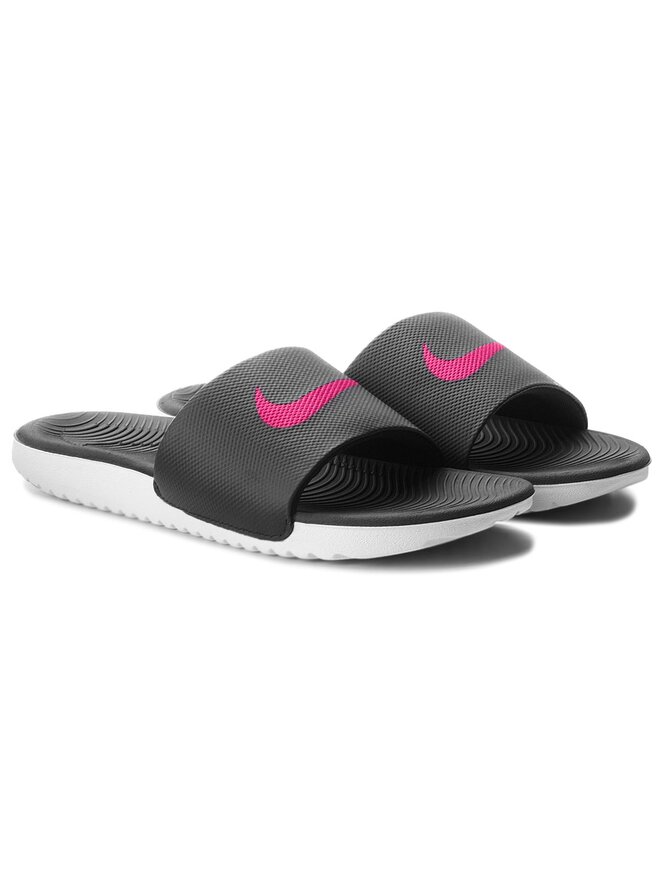 Black and pink nike sliders online